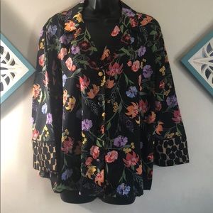 Who What Wear Floral Blouse
